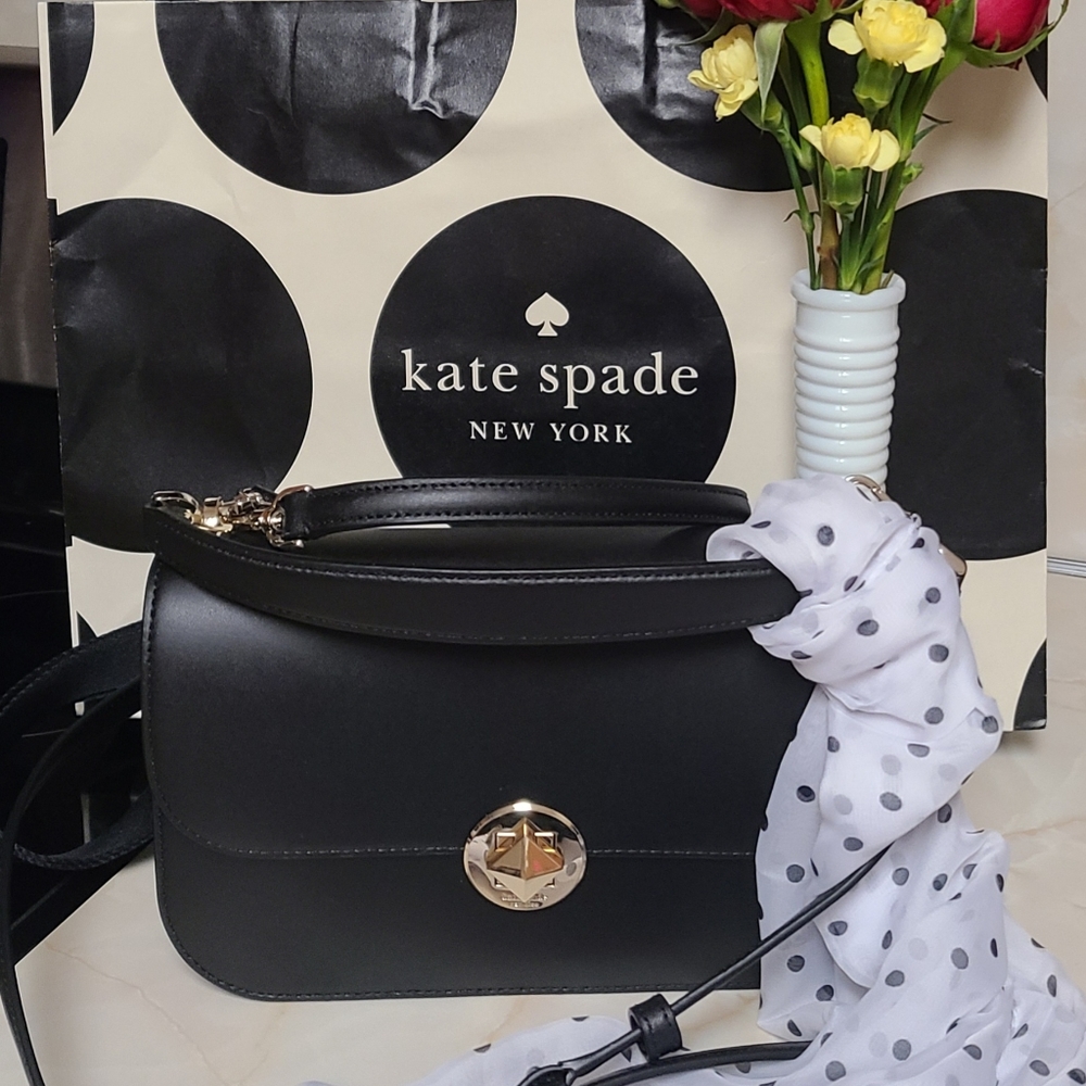 Black Kate Spade Audrey crossbody